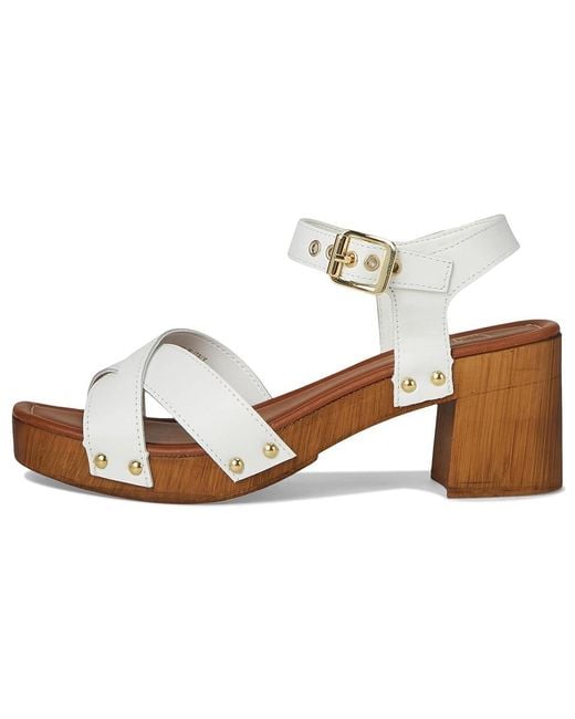 Dune White Judies Wedge Shoes 40 (Us 10) B