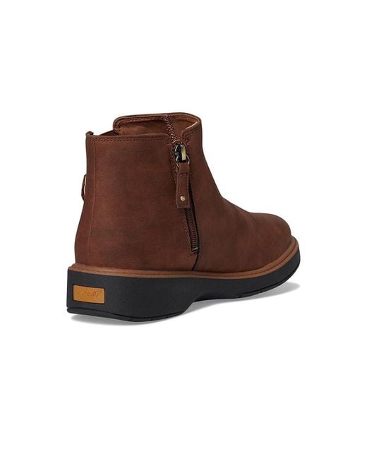 Dr. Scholls Brown Calm One Chelsea Short Boots Boots, Synthetic