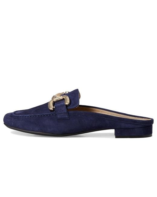 Vaneli Blue Shaine Dress Flat Shoes 9.5 M (B) Leather/Nappa/Suede