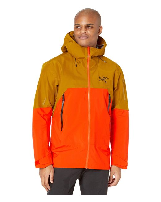 Arc'teryx Orange Rush Jacket for men