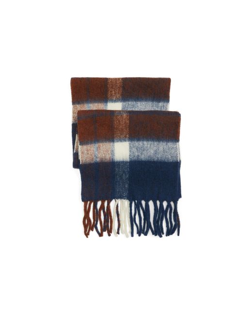 Madewell Blue Brushed Wool Scarf