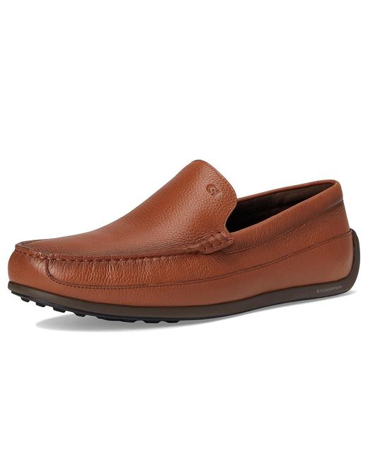 Cole Haan Brown Hill Grand Venetian Driving Loafers Slip On Shoes British Tan/Java/ 11 D for men