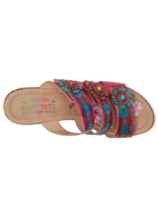 Spring Step Multicolor Alexi Wedge Shoes, Leather
