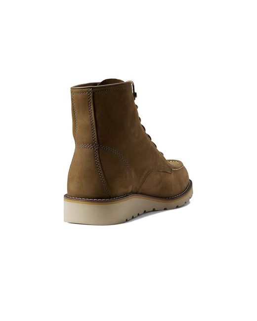 Carhartt Multicolor 6 Moc Soft Toe Wedge Boot (Coyote Nubuck) Work Boots for men