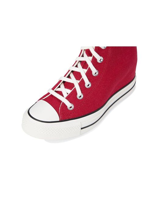 Converse Red Chuck Taylor All Star Wedge Sneaker Cold Weather Boots Days Ahead/Vintage/Summit, Canvas