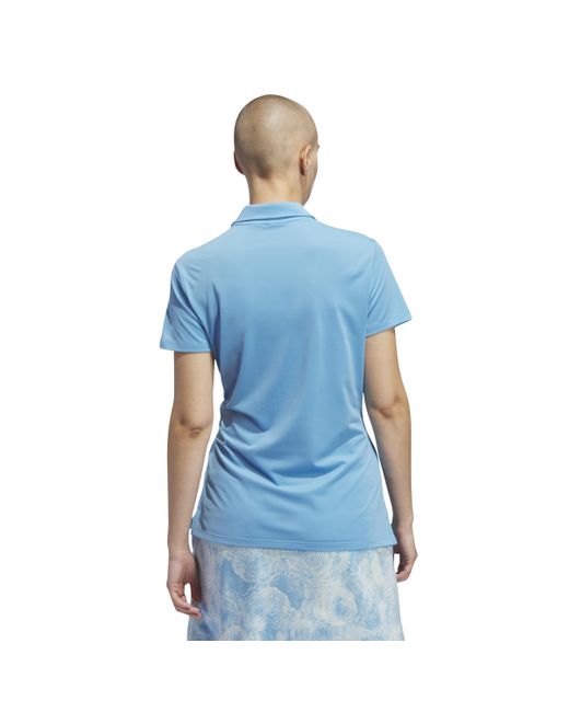 Adidas Originals Blue Ultimate365 Solid Short Sleeve Polo