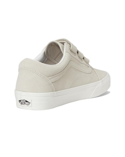 Vans White Old Skool V Skate Shoes 7.5