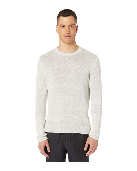 Vince White Crew Neck Sweater for men