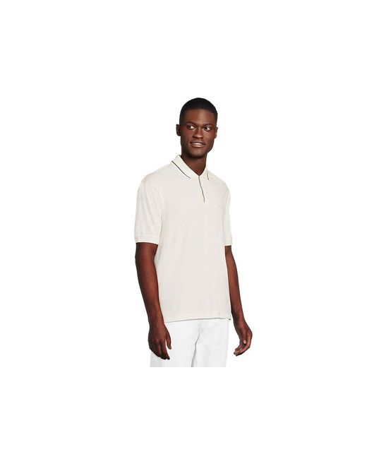 ARMANI EXCHANGE Black Milano/New York Logo Polo Shirt Sweatshirt for men
