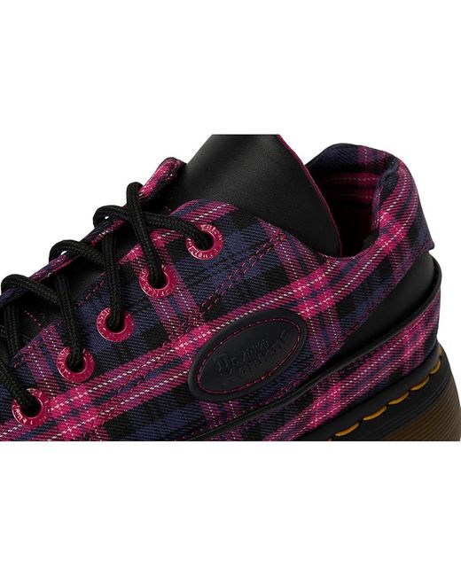 Dr. Martens Multicolor Buzz 5I Shoes/ Tartan, Leather