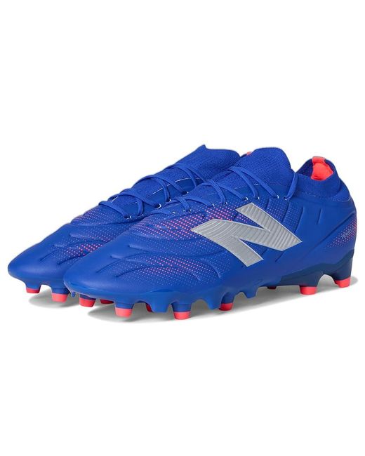 New Balance Blue Tekela Team Low Laced Fg V5 Soccer Cleats Soccer Shoes Gemstone/Energy/ Us 11