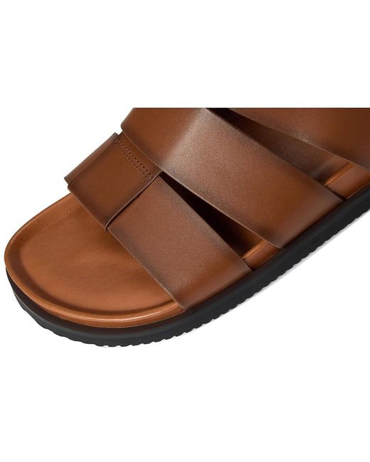 Allen Edmonds Brown Damien Fisherman Sandals Sandals 9 D (M) Suede for men