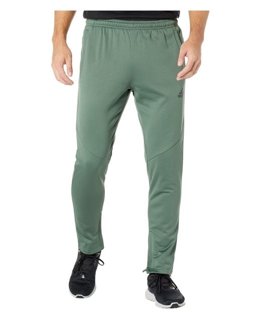 adidas Fleece Game Go Tapered Pants in Green for Men | Lyst