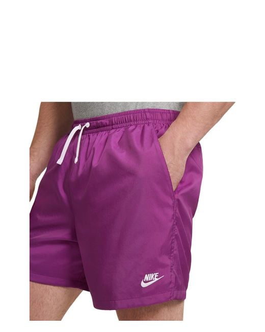 Nike Nsw Woven Flow Shorts Shorts in Purple for Men | Lyst
