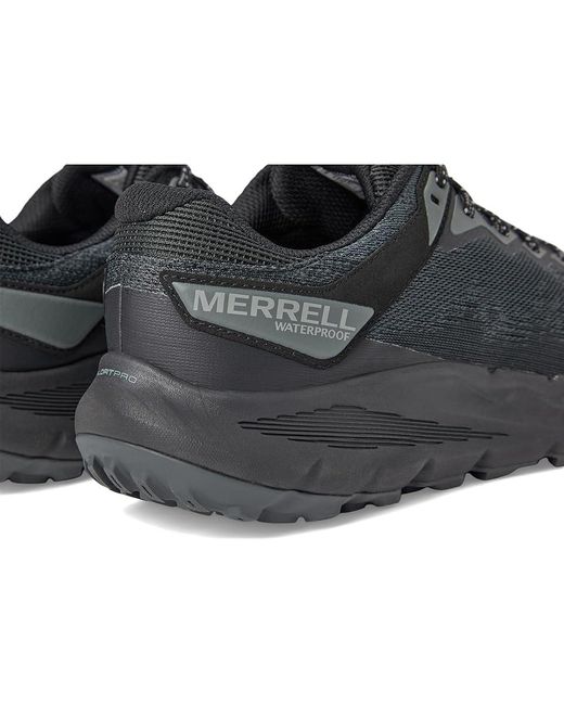 Merrell Black Nova 4 Waterproof Running Shoes, Synthetic for men