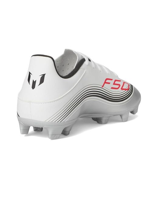 Adidas Gray F50 Messi Club Firm/Multi Ground Soccercleats Soccer Shoes/Lucid/ Metallic 13.5
