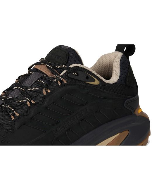 Merrell Black Moab Speed 2 Leather Waterproof Climbing Shoes for men