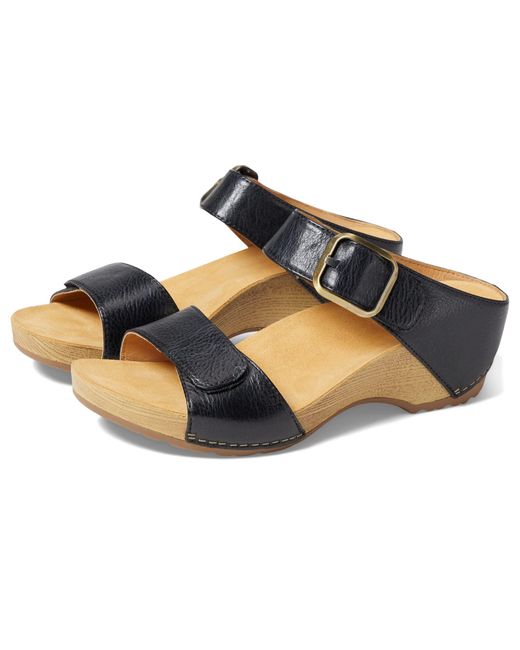 Dansko Scarpe Professionali in Legno da Donna, Design Nero Anticato, 9.5/10 UK