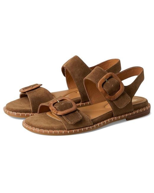 Söfft Brown Napa Sandals 6.5 M (B) Leather