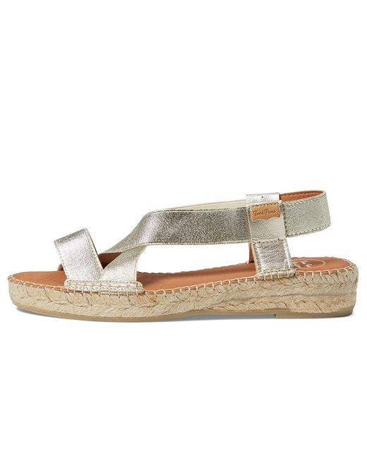 Toni Pons Metallic Eire-Rc Shoes, Leather/Textile