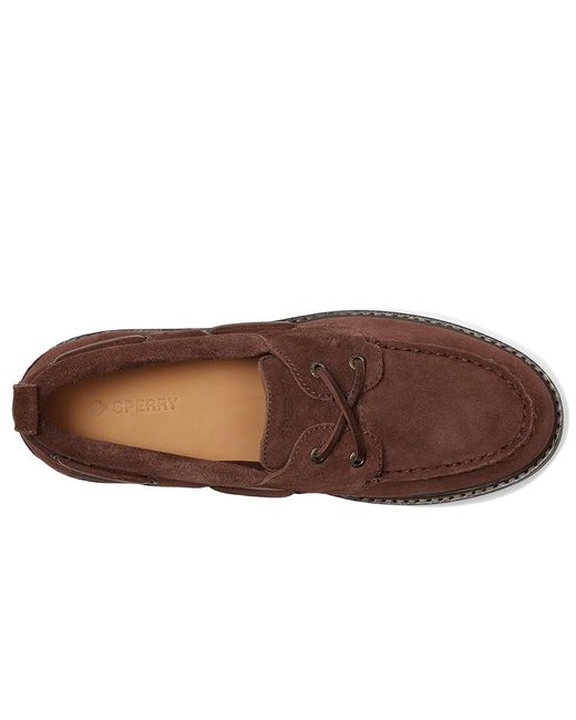 Sperry Top-Sider Brown Ao 2 Eye Lug Shoes 8 M (B) Leather