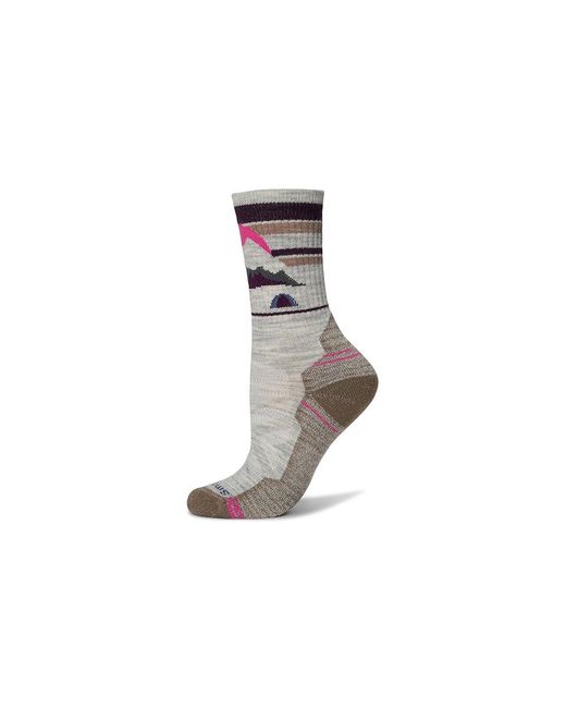 Smartwool Black Hike Light Cushion Mountain Moon Crew No Show Socks Shoes Md Shoe 7-9.5) Merino/Nylon