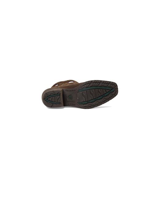 Ariat Brown Hybrid Roughstock Square Toe Cowboy Boot Shoes, Leather for men