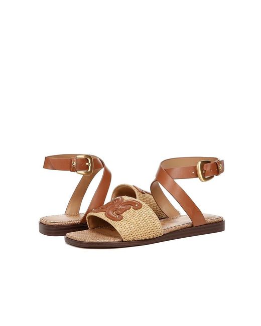 Sam Edelman Brown Ilsie Shoes Sand/Spiced Rum, Leather/Rubber