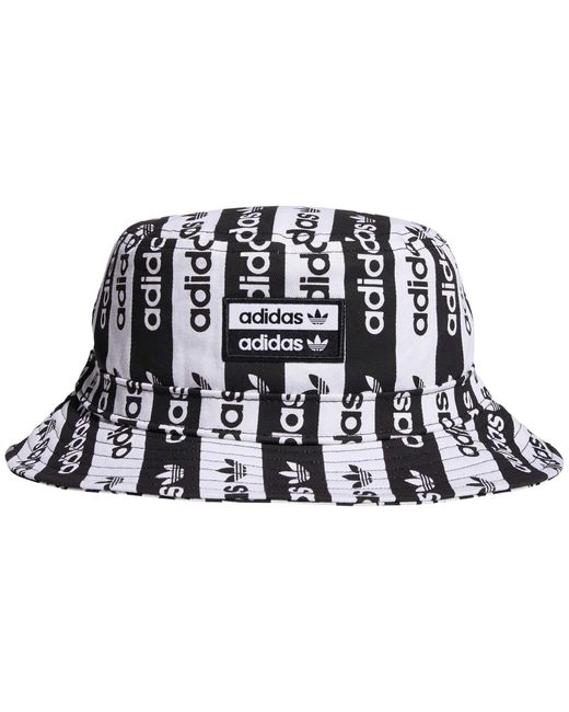 Adidas Originals Black Originals R.y.v All Over Print Bucket Hat