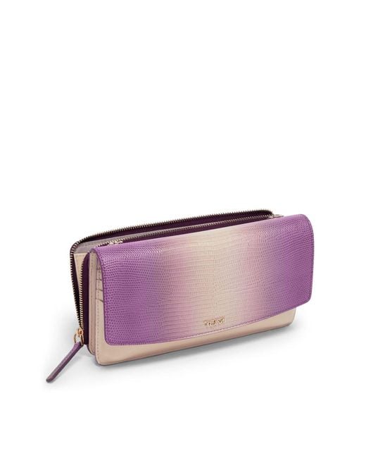 Tumi Purple Wallet Crossbody