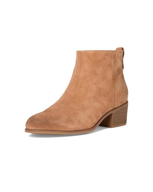 Dr. Scholls Brown Anya Zip Short Boots Boots, Leather/Suede