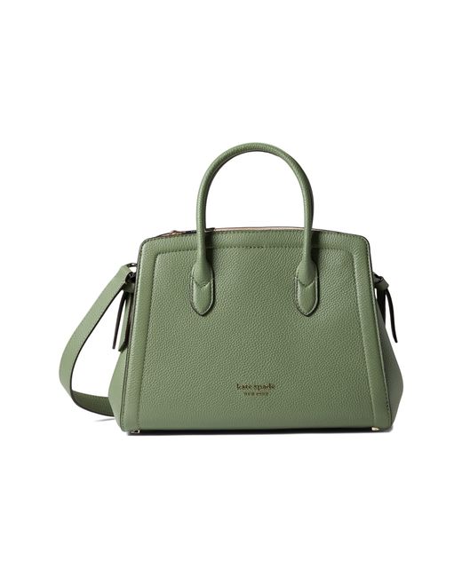 kate spade knott medium leather satchel