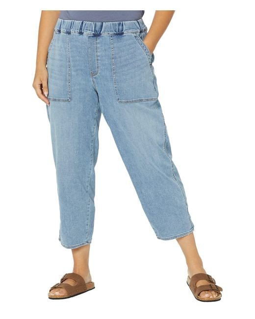 Madewell Denim Plus Pullon Relaxed Jeans In Lisford Wash in Blue Lyst