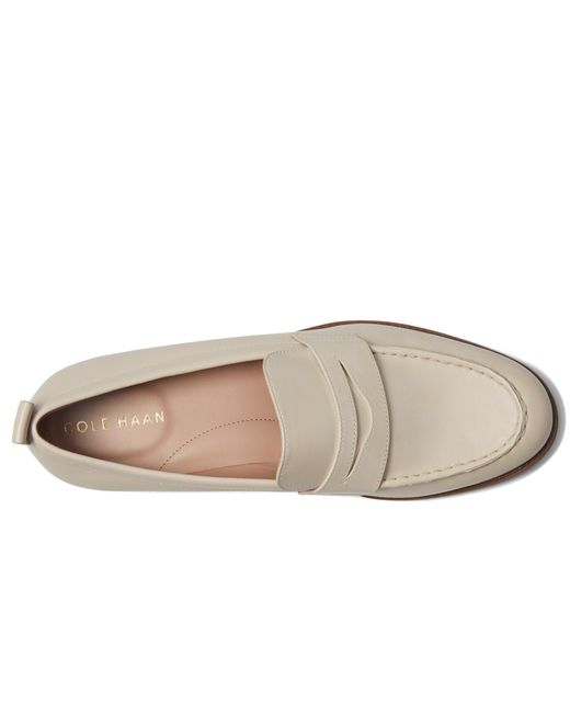 Cole Haan Stassi Penny Loafer in White | Lyst