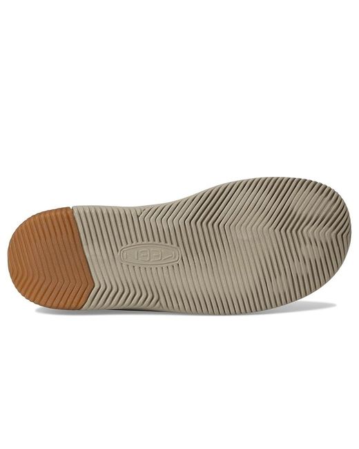 Keen White Knx T-Toe Shoes Birch/Plaza Taupe 7 D for men