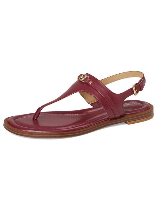 Michael Kors Red Mandy Thong Sandal Sandals, Synthetic