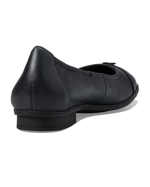 Clarks Black Lyrical Sky ( Leather) Slippers