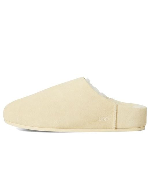Ugg White Elea Slip-On Slippers 6 B