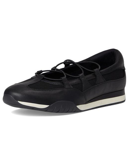 Naturalizer Black Tallulah Flat Shoes Leather/Mesh 6 M (B) Leather/Synthetic/Textile
