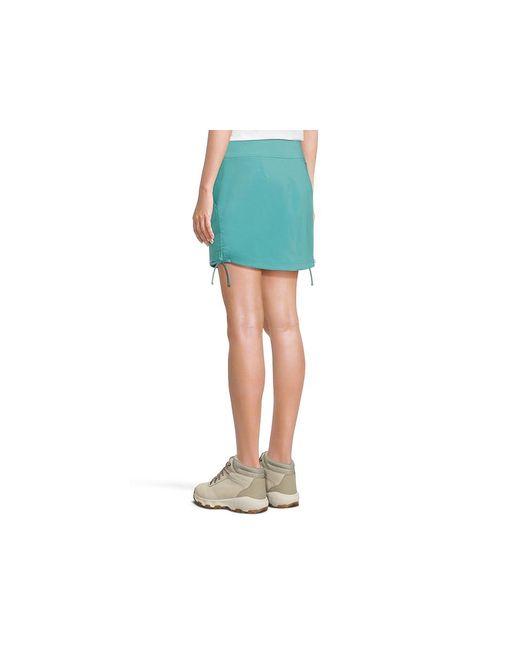 Columbia Blue All Seasons Ruched Skort Skirt, Elastane/Polyester