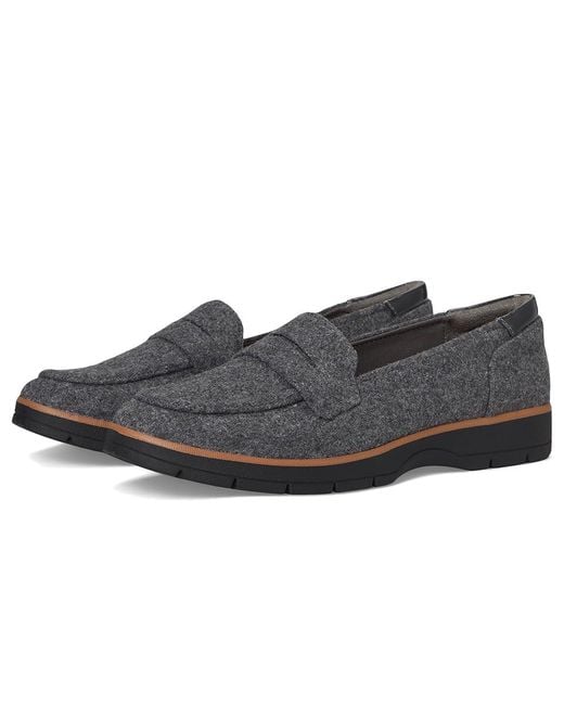 Dr. Scholls Black Nice Day Loafer/Moc Shoes Shoes, Synthetic