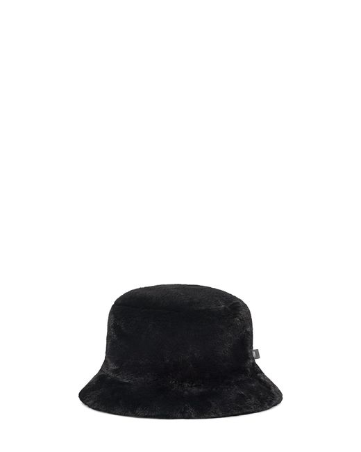 Ugg Black Faux Fur Bucket Hat