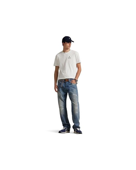 Polo Ralph Lauren Black Classic Fit Logo Jersey T-Shirt Clothing, Cotton for men
