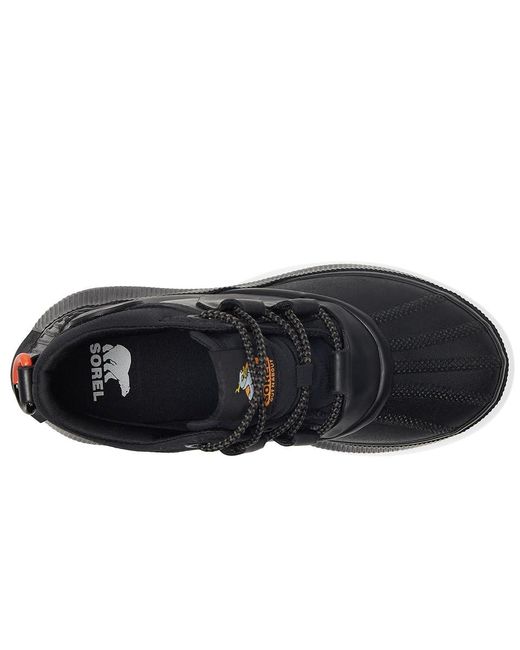 Sorel Black Out N About Iv Splashy Wp Rain Boots/Sea Salt 5.5 B