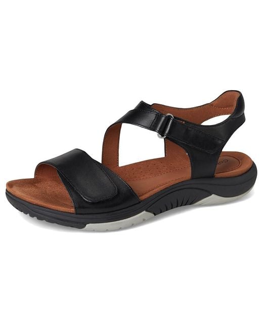 Cobb Hill Black Fiah Sandals 8 B