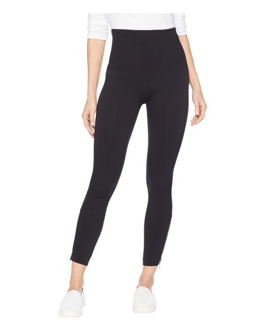SPANX Leggings for Women Look at Me Now Seamless Leggings Very Black XS at   Women's Clothing store