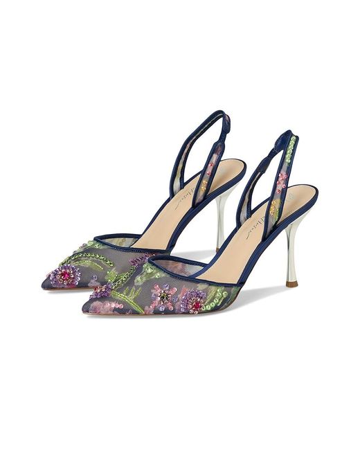 Betsey Johnson Black Velma High Heels, Synthetic