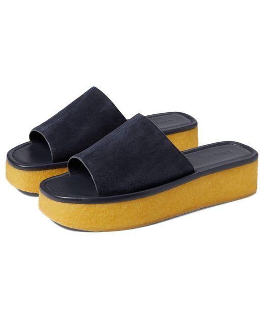 Vince Leather Palley in Blue - Lyst
