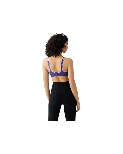 Wacoal Black Sport Underwire Bra 855170 Bra, Mesh/Nylon/Spandex