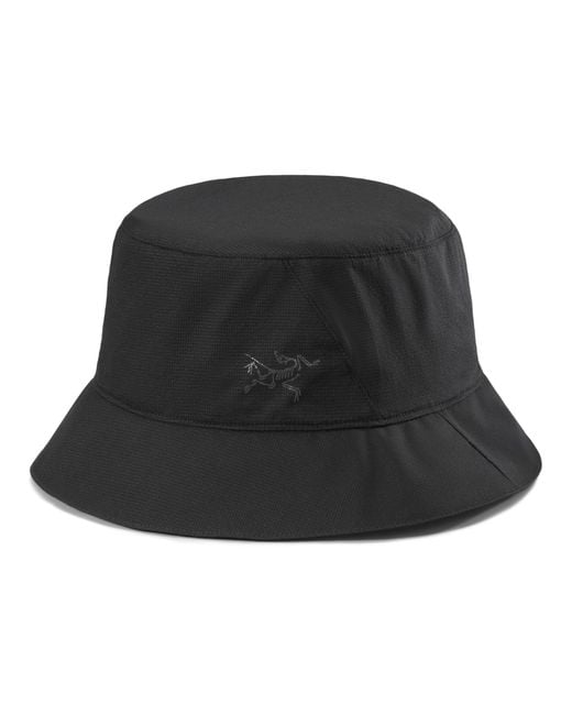 Arc'teryx Black Aerios Bucket Hat